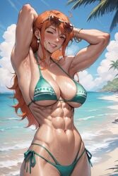 ai_generated bikini clothing female female_only nami_(one_piece) one_piece ray555