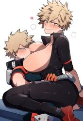 age_difference ai_generated artist_name artist_request blonde_female blonde_hair blonde_hair blonde_hair_female blonde_hair_male blonde_male incest katsuki_bakugou mitsuki_bakugou mother mother_and_child mother_and_son muscular muscular_male my_hero_academia red_eyes short_hair son