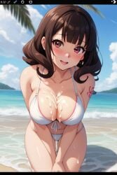 ai_generated anime anime_style beach boobjob breasts breasts breasts_out cum cum_on_body cumming cumshot cute cute_face dripping dripping_cum female female female_focus female_human female_only girl girlfriend girly groping_breasts horny horny_female lesbian_sex milf milking public pussy tattoo teasing waifu wet woman_focus woman_only yuri yuri