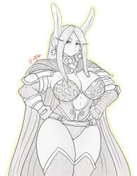 armor cosplay ettso granblue_fantasy huge_breasts miruko my_hero_academia rumi_usagiyama thick_thighs