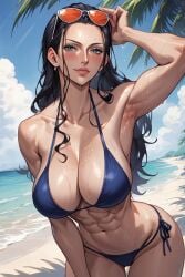 ai_generated bikini clothing female female_only nico_robin one_piece ray555