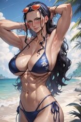 ai_generated bikini clothing female female_only nico_robin one_piece ray555