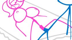 animated blowjob blue_(dick_figures) cum_in_pussy dick_figures fellatio horny_female jaysonguzman567 no_sound paizuri pink_(dick_figures) red_(dick_figures) stick_figure stickman stomach_bulge tagme titjob video