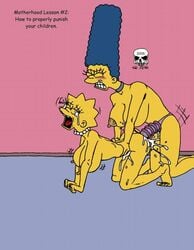 2005 female female_only human incest lisa_simpson marge_simpson multiple_females multiple_girls nipples tagme the_fear the_simpsons yuri