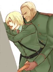 metal_gear metal_gear_solid_3 raikov volgin yaoi