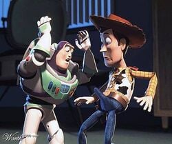 2008 buzz_lightyear disney edit edited male_only pixar toy_story toy_story_2 walt_disney_pictures woody_pride