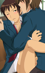 itsuki_koizumi kyon suzumiya_haruhi_no_yuuutsu yaoi