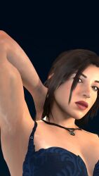 1girls 3d armpits artist_request bra female female_only hairy lara_croft lara_croft_(survivor) sexy_armpits solo source_request tomb_raider tomb_raider_(survivor)