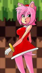 amy_rose anthro beige_skin color female female_only fur furry hedgehog pink_fur skin solo sonic_(series) straight_hair