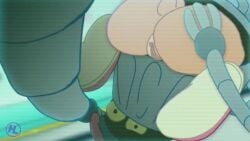3_fingers animated anthro ass ass_focus assisted_exposure bandicoot big_ass big_butt black_nose black_sclera blonde_hair blue_bottomwear blue_clothing blue_eyes blue_pants bottomwear breasts butt_grab butt_slap captured captured_heroine clenched_teeth clothes_removed clothing coco_bandicoot crash_(series) duo eyewear eyewear_on_head female female/ambiguous fingers fist footwear forced forced_exposure fur genitals goggles goggles_on_head hair hand_on_ass hand_on_butt head_grab heart_eyes heart_symbol hedgehoglove hi_res holding_object interspecies machine mammal marsupial medium_breasts naked_shoes nipples no_climax no_penetration no_sex no_sound orange_body orange_fur pants pink_clothing pink_footwear pink_shoes ponytail pupils pussy recording red_nipples robot shirt shoes short_playtime slap spank_marks spanking stripped submissive submissive_anthro submissive_female tablet tagme tan_body tan_fur teeth tongue tongue_out topwear torn_clothing trash_can video white_clothing white_footwear white_shirt white_shoes white_topwear widescreen yellow_eyes