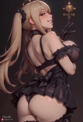 2d, ai ai_generated and ani anime, art, assistant, big black breasts cartoon detailed eyes fan grok grok, hair, high high-resolution quality red style, virtual