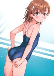 misaka mikoto from to aru kagaku no railgun by isshi pyuma
