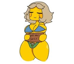 artist_request big_breasts blonde_hair bra breasts female layunu noob pubic_hair pubic_hair_peek pussy pussy_hair roblox roblox_avatar robloxian source_request tagme thick_thighs thighs thong yellow_skin youtube youtube_hispanic youtuber