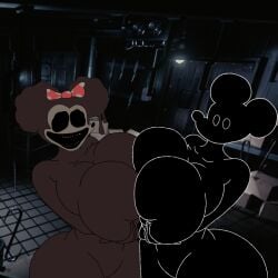 1milf 2girls anthro ass big_ass big_breasts big_butt black_body breast_press breasts completely_nude completely_nude_female disney entity female female_anthro female_focus female_only five_nights_at_treasure_island fnati hips horror_game huge_breasts impurity_(fnati) indoors inviting looking_at_viewer mature mature_female milf minnie_mouse mother mother_(oblitus_casa) mouse mouthless naked naked_female nightmare_waifu no_mouth nude nude_female oblitus_casa open_mouth pressing_breasts pressing_breasts_together rodent scarecorrode_(edit) smile smiling solo solo_female solo_focus standing theluxusguy_(editor) themadguy_(editor) thick_thighs thighs wide_hips