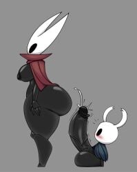 1boy 1girls areolae ass big_ass breasts erection female hollow_knight hornet_(hollow_knight) incest large_ass metuloser404 nipples no_background penis protagonist_(hollow_knight) the_knight_(hollow_knight) thick_thighs thunder_thighs video_games