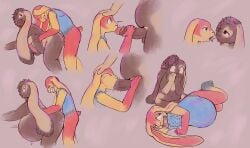 2025 absurd_res anal anal_penetration anal_sex anthro anthro_on_anthro anthro_penetrated anthro_penetrating anthro_penetrating_anthro big_penis blush bodily_fluids buckteeth cheesecake_(mei_cheesecake) chest_tuft cum cum_in_ass cum_in_mouth cum_inside cum_on_face cum_overflow cumflated_belly cumflation domestic_rabbit duo ejaculation erection excessive_cum excessive_genital_fluids fellatio futa/male futanari genital_fluids genitals grabbing_head hi_res inflation intersex intersex/male lagomorph leporid long_ears lop_rabbit making_out male male_penetrating mammal nude oral oral_penetration oral_sex oryctolagus overweight penetration penile penis rabbit ray_karr ray_karr_bunny_(ray_karr) saliva saliva_string sequence sex sharp_teeth simple_background smile tears teeth text thick_penis tongue tongue_out tuft