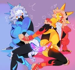anal_masturbation anal_sex blush blush cold_fusion_(fortnite) cum cum_on_floor cum_on_ground dildo dildo_in_ass embarrassed femboy femboy_only fortnite gay gloves hand_over_mouth hoodie internal_view jacket jacket_open lifting_leg male male/male male_only masturbation mostly_clothed mostly_clothed_male sharing_dildo sharing_sex_toy shoes sloppyspot sunspot_(cold_fusion) sunspot_(fortnite) twink x-ray yaoi