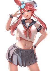 skyla (pokemon) from nintendo by momdy (talesshinja)
