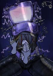blush blush_lines crt deltarune electronics handjob male male_only non-human non-human_only object_head solo solo_male submissive submissive_male sweat sweating tenna_(deltarune) tv tv_head vitamin__c wire wire_pulling wireplay wires
