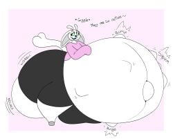 2025 absurd_res anthro ass belly big_ass big_belly big_bulge big_butt big_navel black_bottomwear black_clothing black_sclera black_shorts blue_mouth blue_nose blue_tongue border bottomwear bulge cheeki clothing colored ears_down eyebrows fetal_movement flat_colors garina_(reathe) gay green_eyes grey_hooves grey_inner_ear guardian_spirit hand_on_belly hand_on_own_belly heart_tail hooves huge_ass huge_belly huge_bulge huge_butt huge_navel huge_thighs hyper hyper_ass hyper_belly hyper_bulge hyper_butt hyper_navel hyper_pregnancy linea_nigra looking_at_belly looking_at_own_belly male microsoft motion_lines navel onomatopoeia open_mouth open_smile ori_(series) outie_navel pink_background pink_clothing pink_sweater pink_topwear pivoted_ears pregnant pregnant_anthro pregnant_male shorts simple_background sissy smile solo sound_effects sweater tail text thick_thighs three-quarter_view tight_clothing tongue topwear vore white_border white_ears white_eyebrows white_tail xbox_game_studios