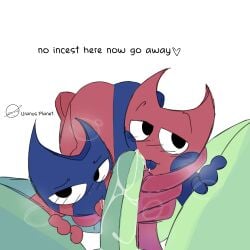 blue_tongue cum dandy's_world dandys_world licking_penis looking_at_viewer multicolored_body penis pink_tongue pov radiant_dream_razzle_and_dazzle_(dandy's_world) razzle_and_dazzle_(dandy's_world) saliva scarf seafoam_razzle_and_dazzle selfcest uranusplanet white_background