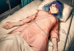 ai_generated big_breasts cum cum_inside hospital kurokawa_akane oshi_no_ko raped sex sleep_molestation sleeping unconscious