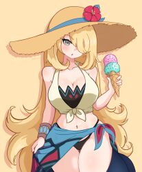 cynthia (pokemon) from nintendo by ducktracio