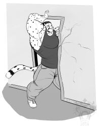 abs biceps cheetah feline male muscles muscular muscular_arms muscular_legs muscular_male muscular_thighs pecs
