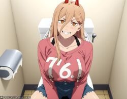 1girls ai_generated athletic_female big_breasts bigdickbob chainsaw_man curvaceous curvy curvy_figure hi_res high_resolution highres huge_ass lactating lactation lactation lactation_through_clothes large_assbig_ass large_breasts power_(chainsaw_man) tagme thick_thighs thighs voluptuous wide_hips