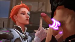 1boy 1girls 3d animated ball_fondling balls bondage cum cum_in_container cum_in_glass cumshot erection female femdom hands_behind_back leeterr male malesub milking moira overwatch overwatch_2 penis penis_milking reaper sound source_filmmaker straight testicles unseen_male_face vibrator vibrator_on_penis video