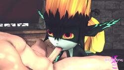 1boy 1girls 3d animated fellatio imp_midna large_penis midna oral partial_male ponkosfm sound source_filmmaker text the_legend_of_zelda twilight_princess unseen_male_face video watermark