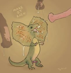 2018 anatomically_correct anatomically_correct_penis animal_genitalia animal_penis bukkake cum cum_in_mouth cum_inside cum_on_face diphallia diphallism equine_penis feral frilled_lizard green_scales group group_sex hemipenes horsecock lizard male multi_penis orgy penis reptile scales scalie sex tayferret yaoi