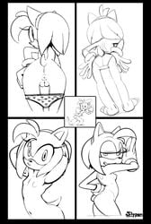 amy_rose anus ass female flat_chest looking_back navel nipples pussy slypon sonic_(series)