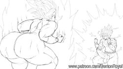 kale from dragon ball by demonroyal