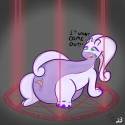 chastity_(disambiguation) feral generation_6_pokemon goodra hi_res male nintendo pokemon pokemon_(species) ritual solo velvet706 velvet_the_gooey_dragon worried