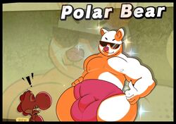 2boys animal anthro bear bulge clothing furry gay ice_climber komdog komponi lizard male male_focus male_only males_only mammal mario_(series) nintendo no_humans partially_clothed polar_bear polar_bear_(character) polar_bear_(ice_climber) reptile scalie semi-anthro solo_focus sunglasses super_smash_bros. thumbs_up topless underwear ursine yoshi