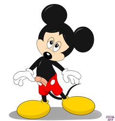 2019 cpctail disney male male_only mammal mickey_mouse mouse penis rodent solo white_background