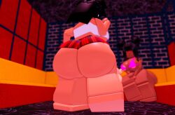 1girls 3d 3futas ass ass_focus behind_view big_ass big_breasts cnp_(roblox) donquiotedd roblox roblox_avatar robloxian self_upload tagme