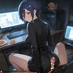 ai_generated beautfiul_background buttjob canine chinese_style_loft computer cookie empty_room kirishima_touka medium_breasts pov screaming stunning_backgroud