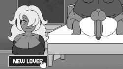 animated aplovestudio ass bedroom big_ass big_breasts big_penis breasts devil_horns futa_on_female futanari gameplay huge_ass huge_balls huge_breasts huge_penis looking_at_viewer mating_press nude penis pixel_art slime_girl sound succubus tagme thighhighs uncensored video wife's_bedroom