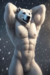 ai_generated furry nude polar_bear tagme