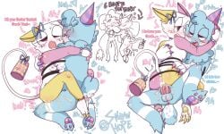 2d 2d_(artwork) animal_genitalia animal_penis anthro bite_mark blush blush_lines blushing bow color colored cuddling cum cum_in_pussy cum_inside cum_on_leg cup dandy's_world dandys_world dialogue ears_down english english_text feet goob_(dandy's_world) hair incest incest_(lore) knot open_mouth pawpads paws penetration penile penile_penetration penis penis_in_pussy pussy roblox roblox_game scraps_(dandy's_world) sex sharp_claws sharp_teeth snowhope speech_bubble stitches text thick_ass thick_thighs tied_up uncensored vagina vaginal vaginal_penetration vaginal_sex