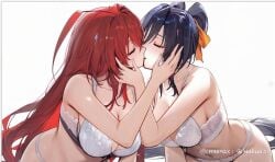 2girls ai_generated akeno_himejima flirting girl_on_girl high_school_dxd kissing lesbian_couple lesbian_kiss lesbian_sex lovers rias_gremory tagme video yuri yuri yuri