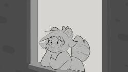 anal_sex animation anthro anthro_on_anthro blowjob blowjob_face breaking_choker bunny_girl car_sex competition cum exhibitionism fox_girl furry greyscale longer_than_2_minutes longer_than_30_seconds longer_than_one_minute monochrome no_sound park_bench payanda payanuma polf_(payanuma) public_sex racoon_girl sex sex_competition tagme vaginal_sex video window window_curtains
