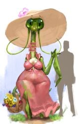 female lewdpencil mantis mantis_girl mantis_humanoid tagme