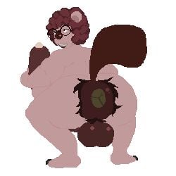 2d_animation alpha_channel anal_hair animated anthro anus ass balls beaver big_anus big_penis blinking bodily_fluids breasts brown_hair crouching crowning_feces cum digital_media_(artwork) ejaculation enjoying_the_go eye_roll eyewear fart feces futanari genital_fluids genitals glasses hair hand_on_own_penis hand_on_penis huge_anus huge_cock intersex loop mammal moomular nude_futa obese obese_futa obese_intersex open_mouth overweight overweight_futa overweight_intersex penis pixel_(artwork) pixel_animation puffy_anus raised_tail rodent scat scatplay simple_background solo tail tail_motion tailwag teeth transparent_background wearing_glasses