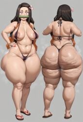1female 1girls ai_generated areolae ass ass_focus big_ass big_breasts bikini bottom_heavy breasts bubble_butt cellulite demon_slayer dumptruck_ass enormous_ass fat_ass female female_only flip_flops gigantic_ass ginormous_ass goonable huge_ass humongous_ass hyper hyper_ass kamado_nezuko kimetsu_no_yaiba mature mature_body mature_figure mature_woman milf mole_on_ass mommy musk nezuko_kamado perfect_ass perfect_body perfection rare round_ass sagging_breasts shiny_skin solo solo_female taiga20 thick thick_ass thick_thighs thighs voluptuous voluptuous_female wide_hips