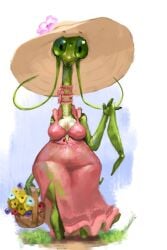 female lewdpencil mantis mantis_girl mantis_humanoid tagme