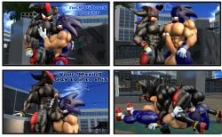 3d 69 abs ass balls bara big_balls big_penis bladesharks blowjob comic frottage furry furry_only hedgehog hyper_muscles licking_balls male male/male muscle_worship muscles outside pecs penis penis_in_mouth shadow_the_hedgehog sonic_the_hedgehog speedo text thick_thighs yaoi