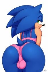 1boy absurd_res ai_generated balls balls_in_panties big_ass bulge crossdressing femboy feminine_male lingerie male round_ass sitting sonic_(series) sonic_the_hedgehog sonic_the_hedgehog_(series)